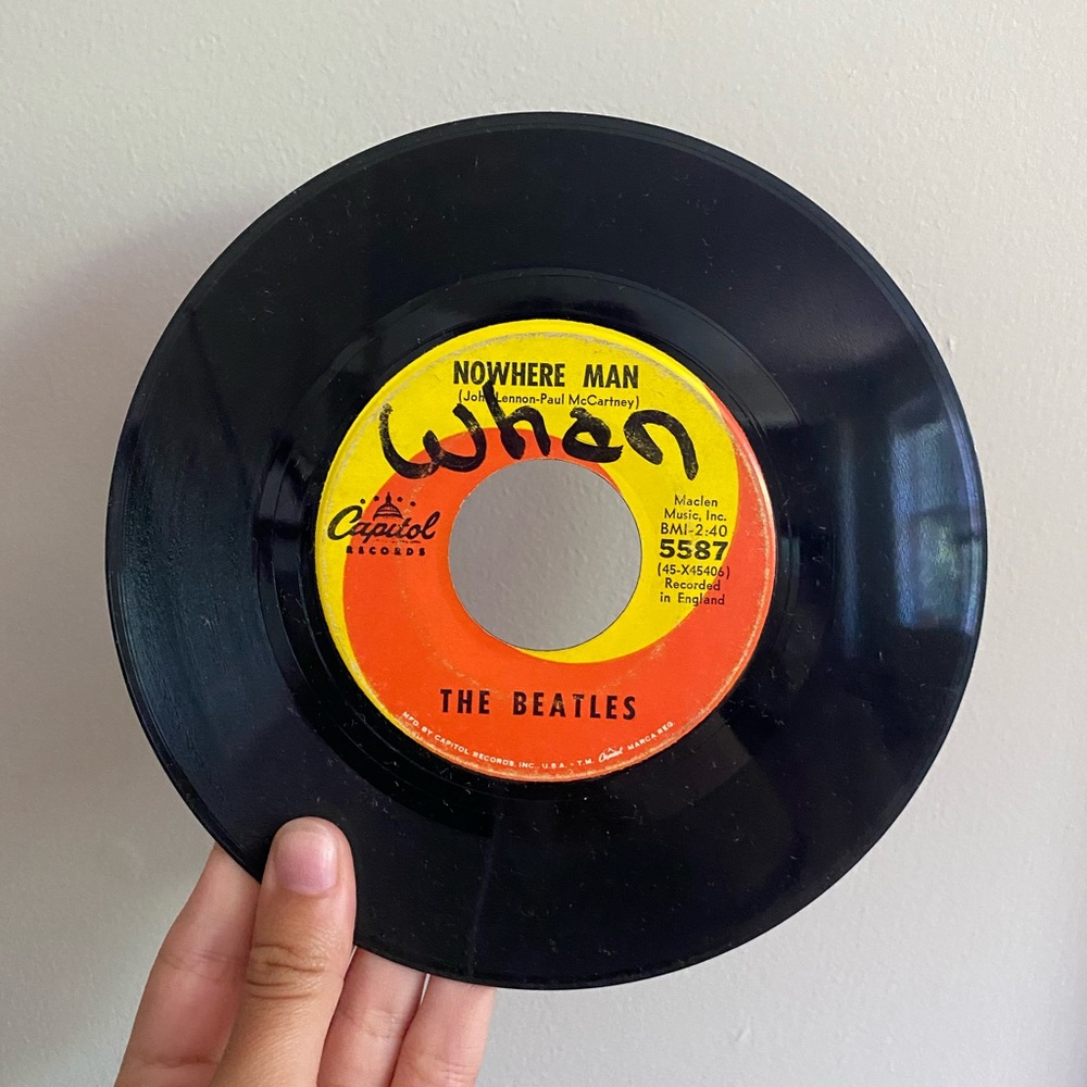 BEATLES 45 VINYL RECORD